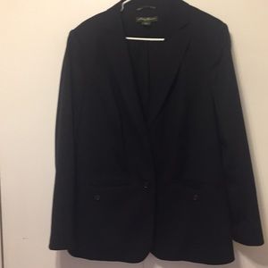 Eddie Bauer classic black wool blazer